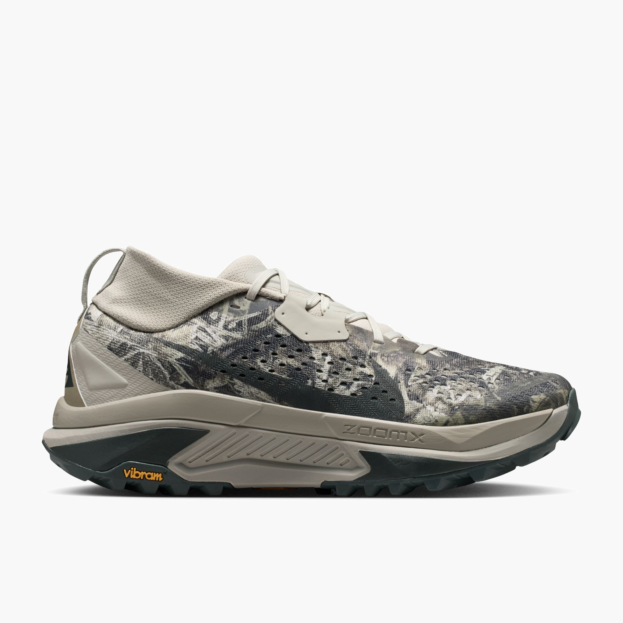 Lateral angle shot of Men's ACG Zegama in Spruce Fog / Black Spruce-Sea Glass-Black