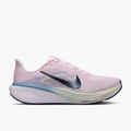 Lateral angle shot of Women's Pegasus 42 in Bleached Lilac / Blue Void-Work Blue