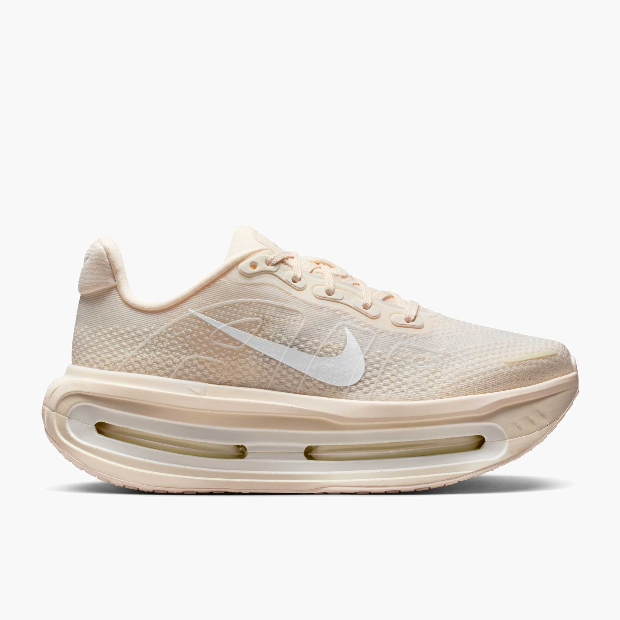 Lateral angle shot of Men's Vomero Premium in Chalk / White-Pale Ivory-Summit White