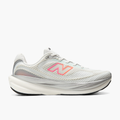 Lateral angle shot of Men's 1080 v15 in White / Pinkheat / Tangerineheat