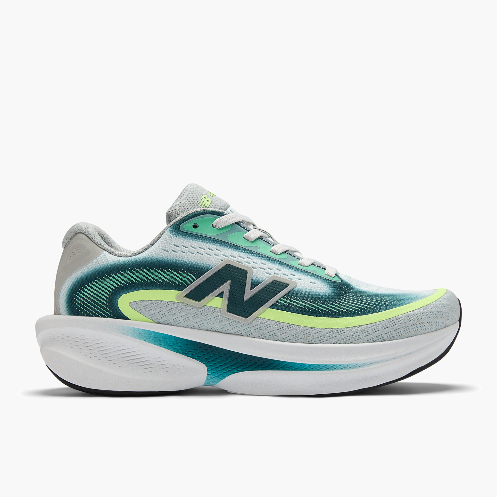 Lateral angle shot of Men's Ellipse v1 in Deepend / Glintblue / Medusagreen