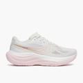Lateral angle shot of Women's Ride 19 in White / Silk