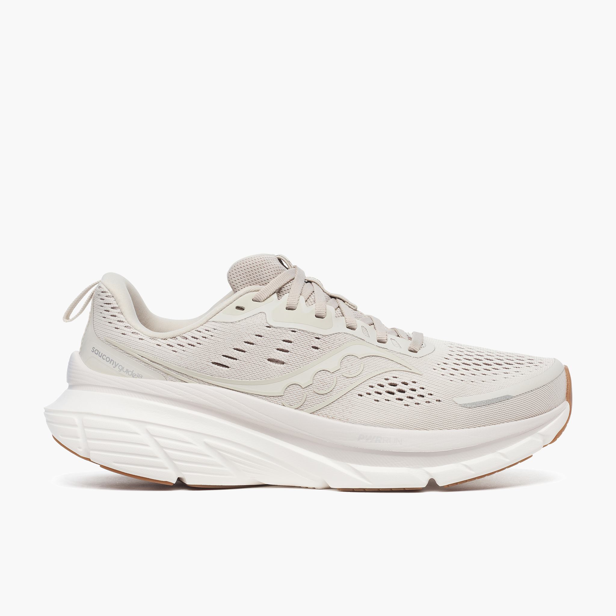 Lateral angle shot of Men's Guide 18 in Bone