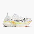 Lateral angle shot of Men's Endorphin Elite 2 in White/peel