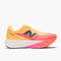 Lateral angle shot of Women's Supercomp Elite v5 in Tangerineheat / Whitepeach / Pinkheat
