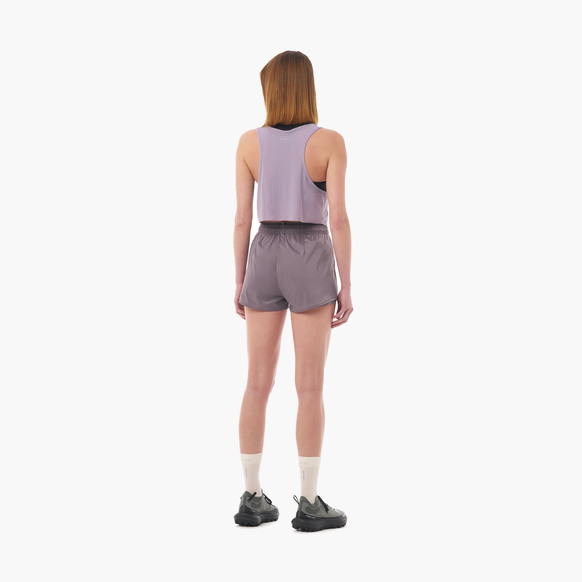 Women's Space-O™ Cropped Singlet — on-body 2 [21024-71002]