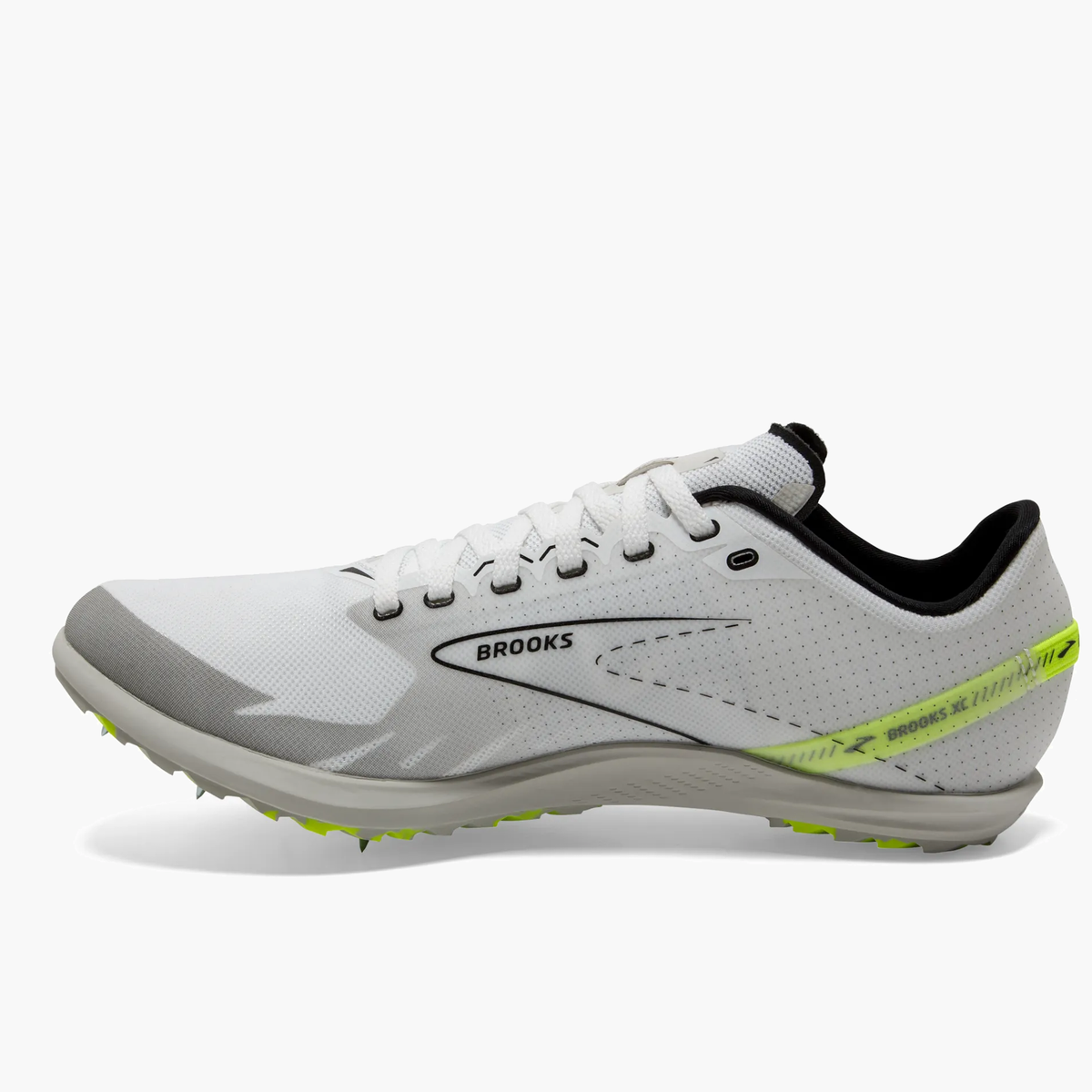 Medial angle shot of All Gender Draft XC in White / Black / Nightlife