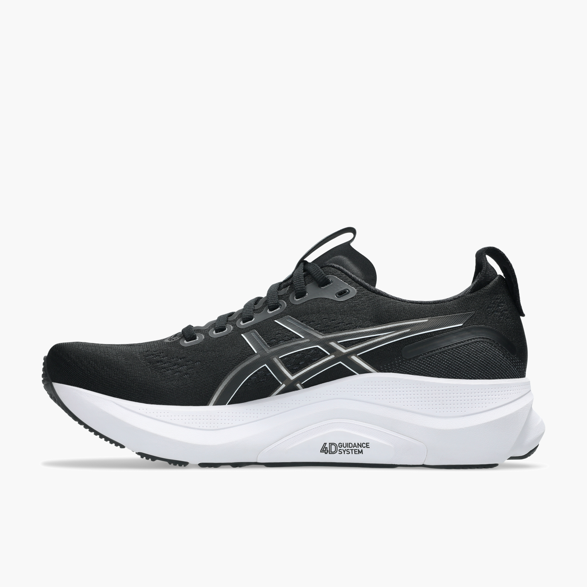 Medial angle shot of Men's Gel-Kayano 32 in Black / White