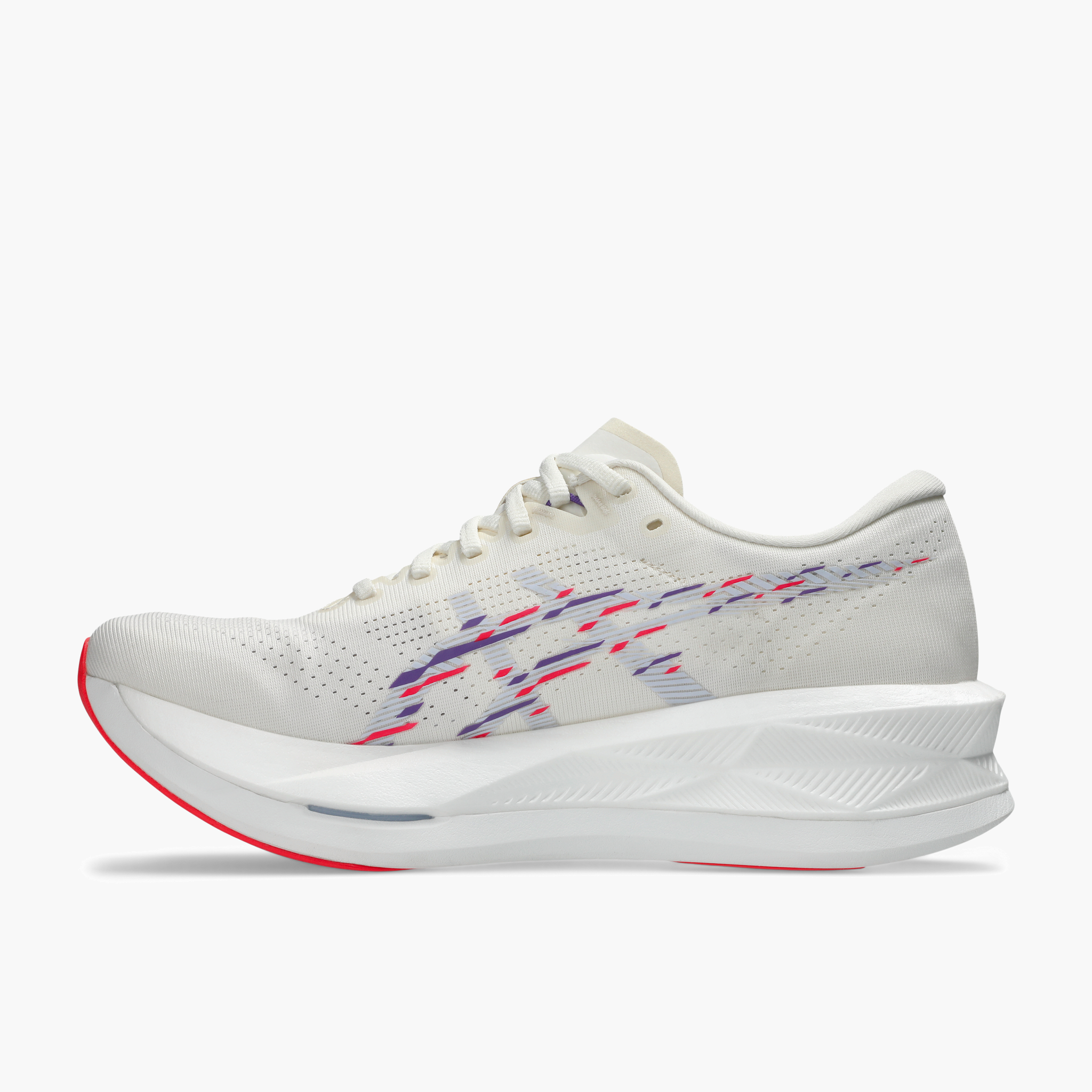 Medial angle shot of Men's Sonicblast in Cream / Blue Fade