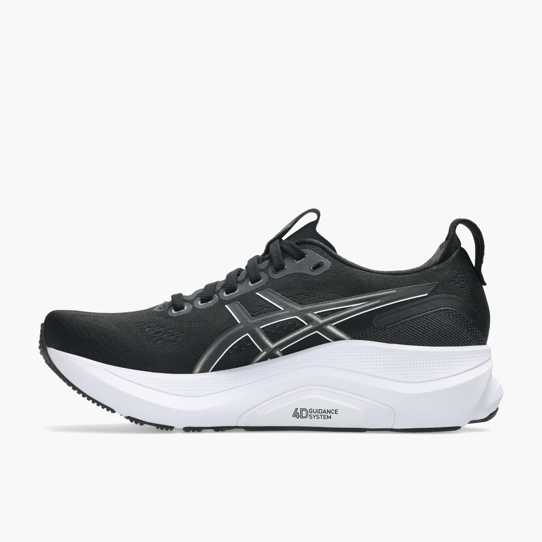 Medial angle shot of Women's Gel-Kayano 32 in Black / White