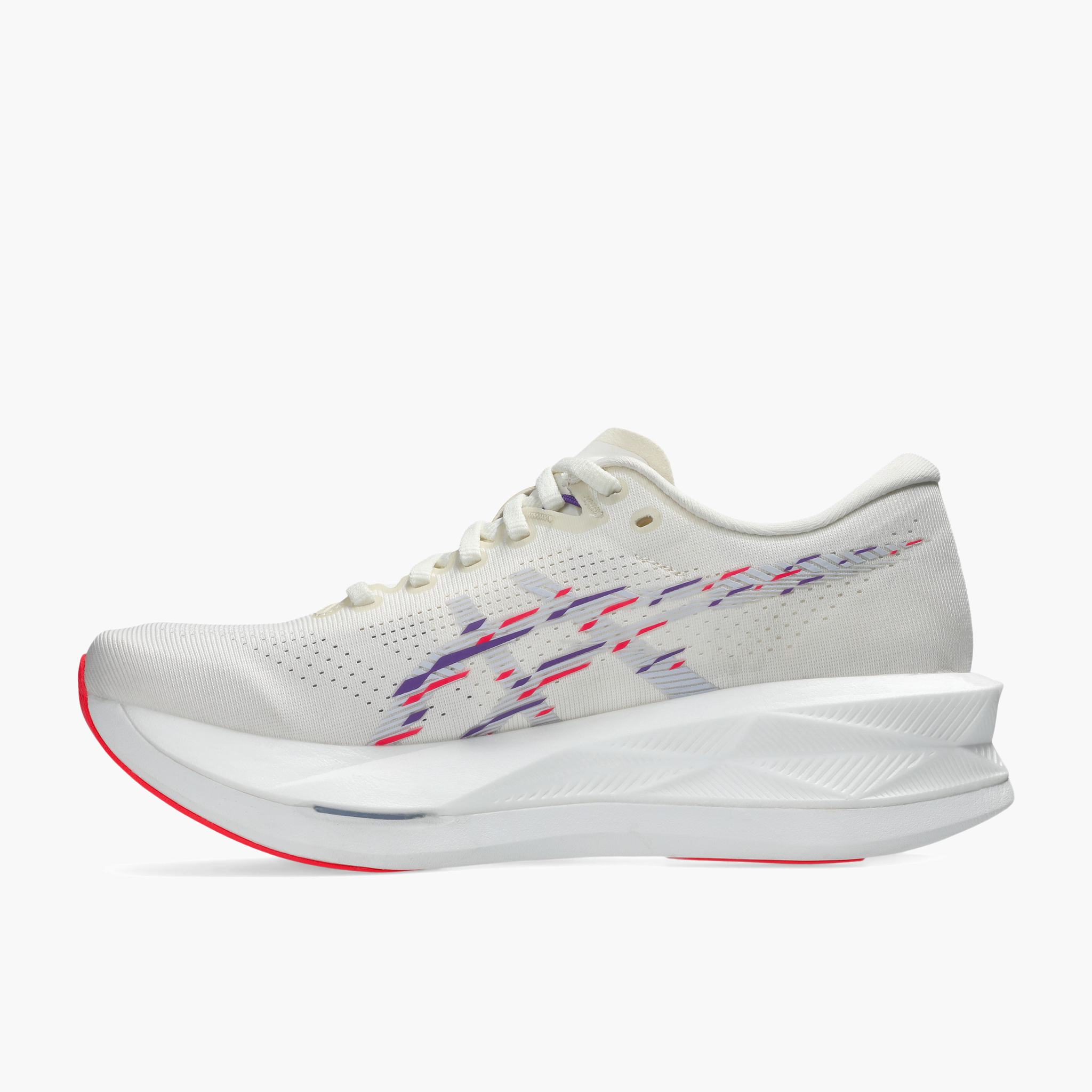 Medial angle shot of Women's Sonicblast in Cream / Blue Fade