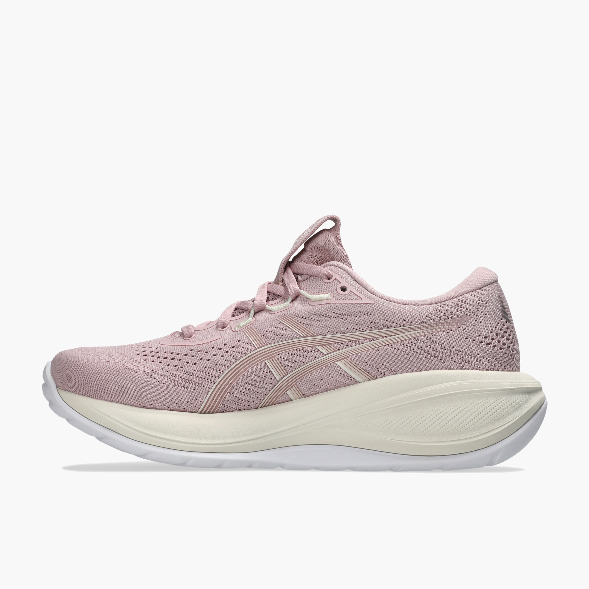 Medial angle shot of Women's Gel-Cumulus 28 in Morganite / Pearl Pink