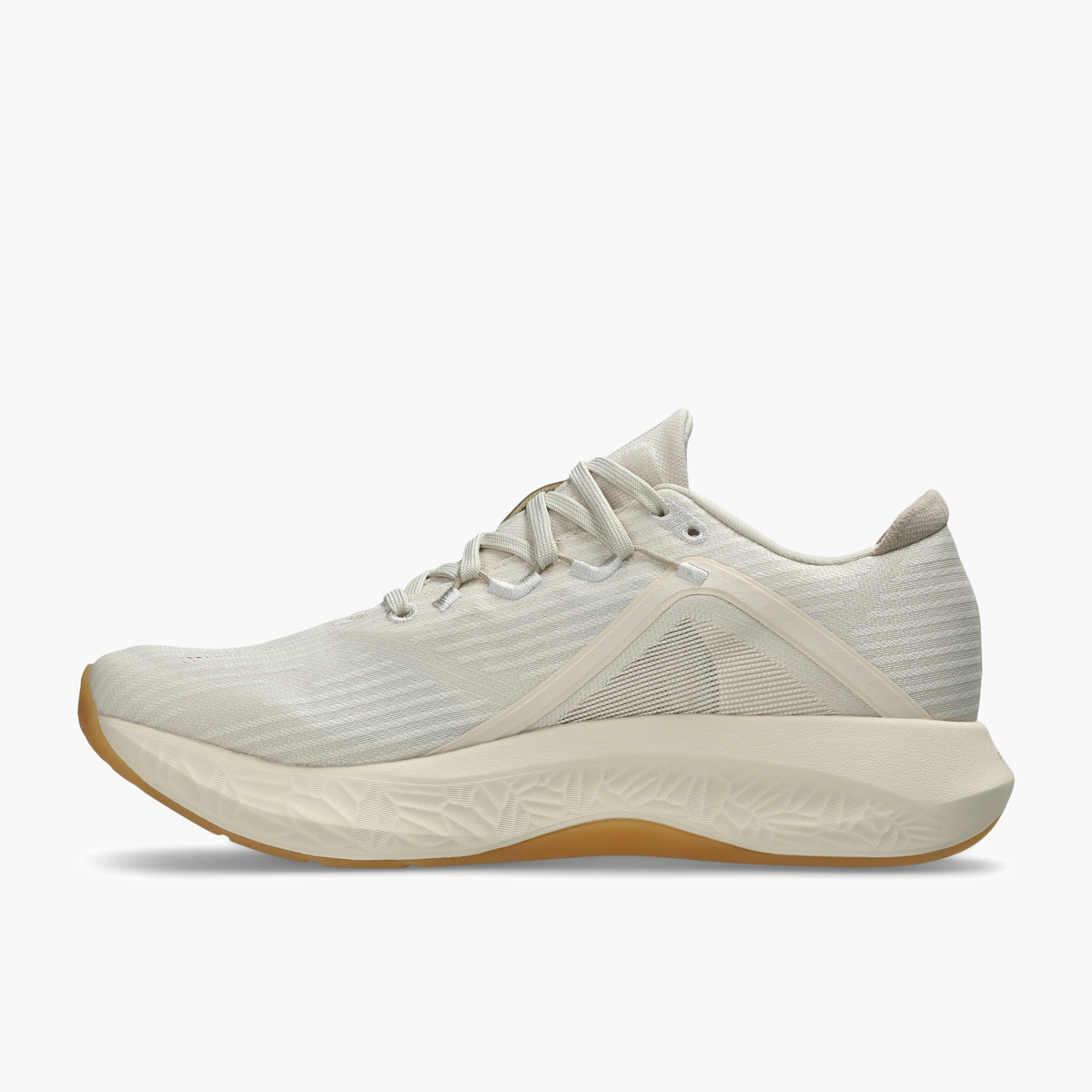 Medial angle shot of Women's Bloomstride in Oatmeal / Greige