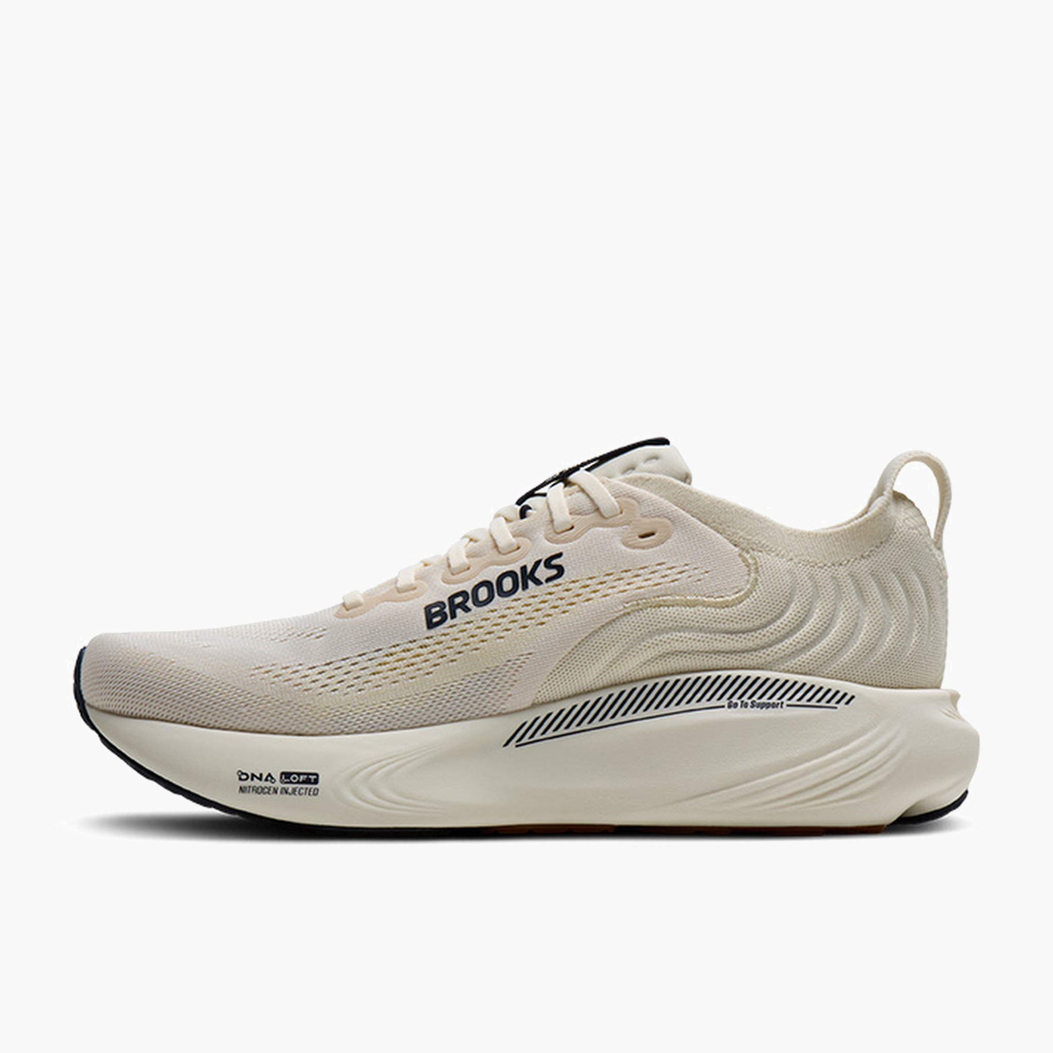 Medial angle shot of Men's Adrenaline GTS 25 in Arctic Wolf / Rutabaga / Navy