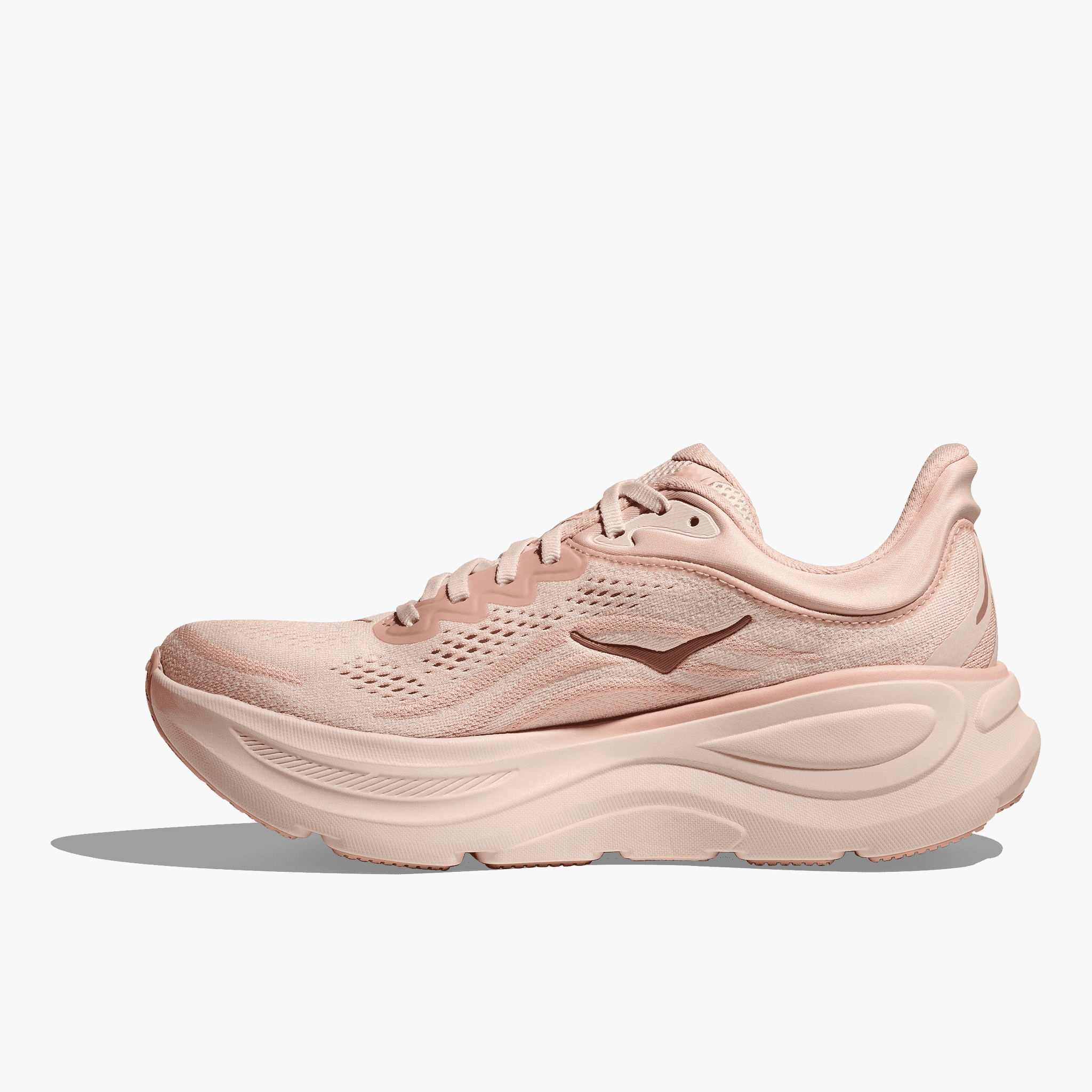 Medial angle shot of Women's Bondi 9 in Rose Latte  /  Rose Cream