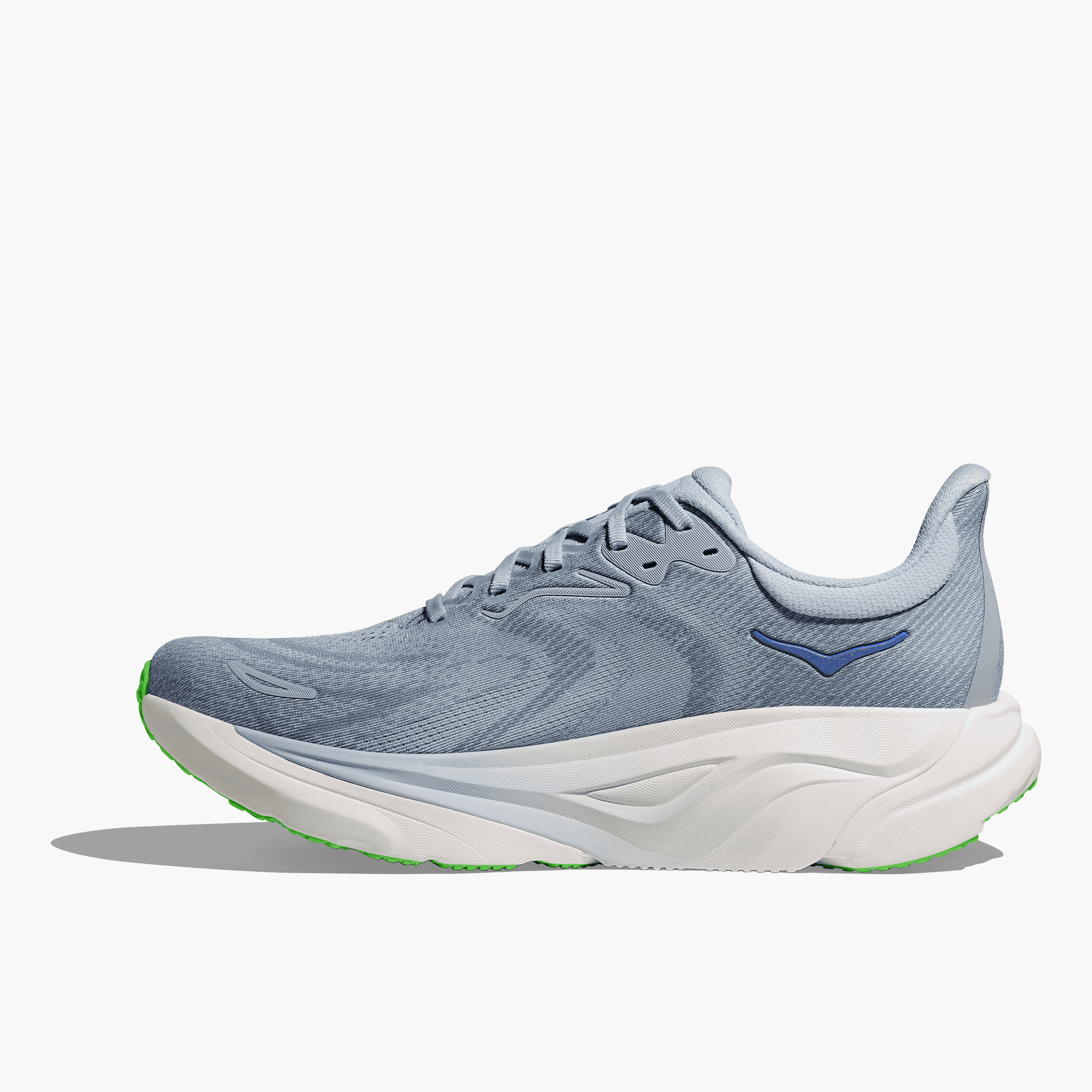 Medial angle shot of Men's Arahi 8 in Mineral Blue  /  Washed Blue