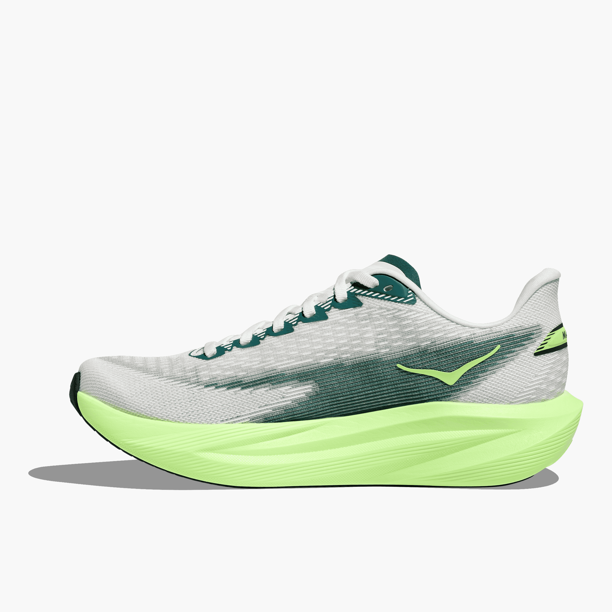 Medial angle shot of Men's Mach 7 in Frost  /  Neon Yuzu