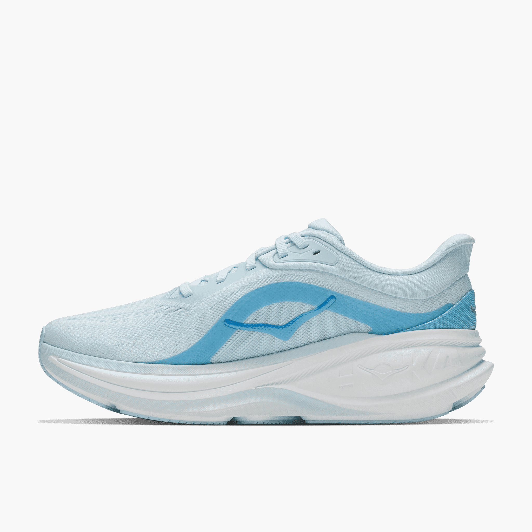 Medial angle shot of Women's Clifton Pro in Glimmering Blue  /  Soaring Blue
