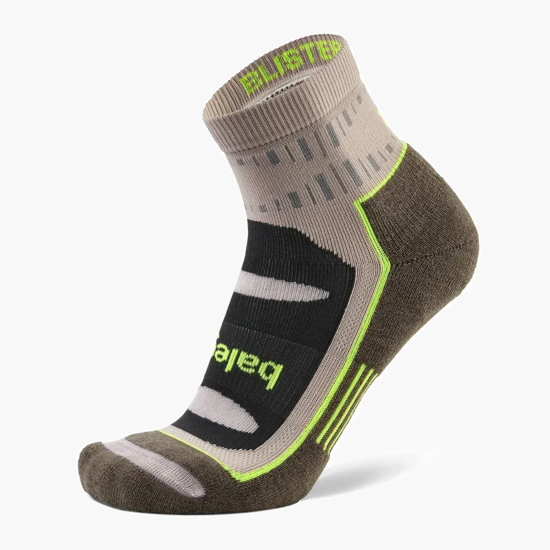 Blister Resist Quarter Socks in Mushroom - 2