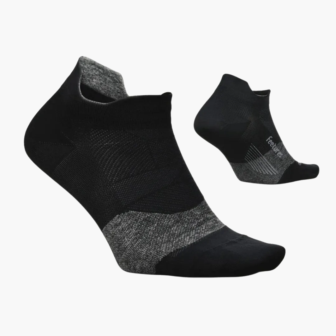 Elite Ultralight No-Show Socks in Black - 2