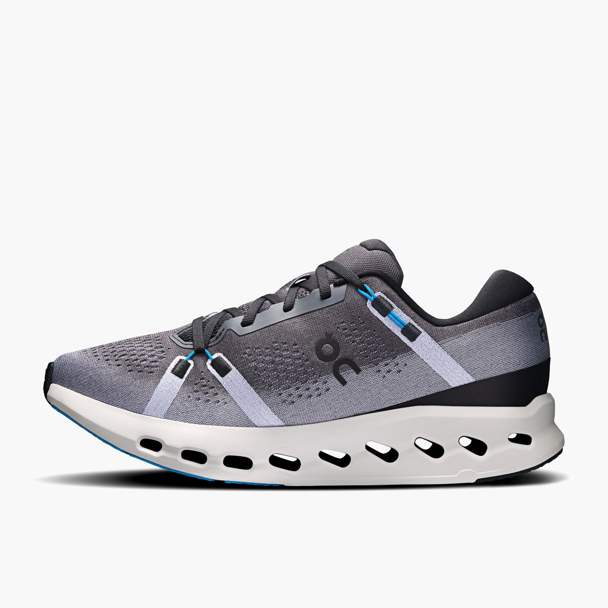 Medial angle shot of Men's Cloudsurfer 2 in Black / Malibu