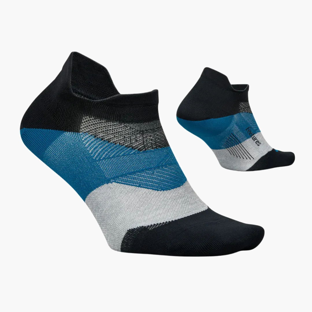 Elite Ultralight No-Show Socks in Black Sea - 2