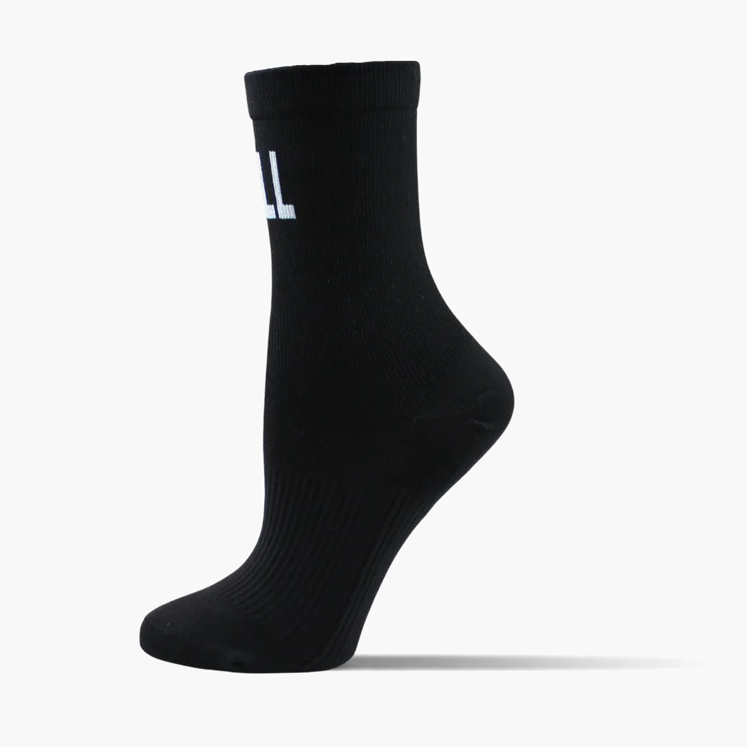 Mill City Crew Socks in Black - 2