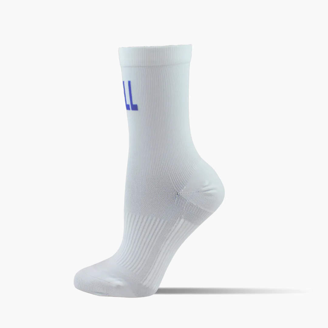 Mill City Crew Socks in White - 2
