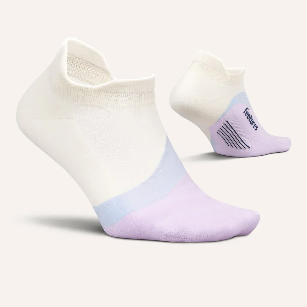 Elite Light Cushion No-Show Socks in Lilac Breeze - 2