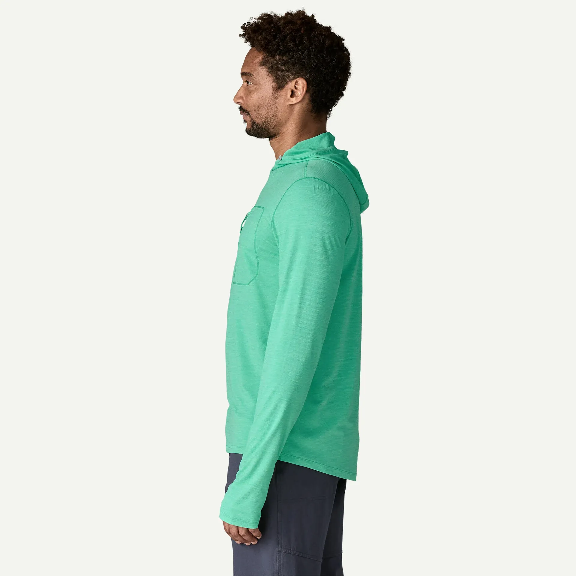Men s Capilene Cool Sun Hoody in Aqua Stone (MCR) - 2