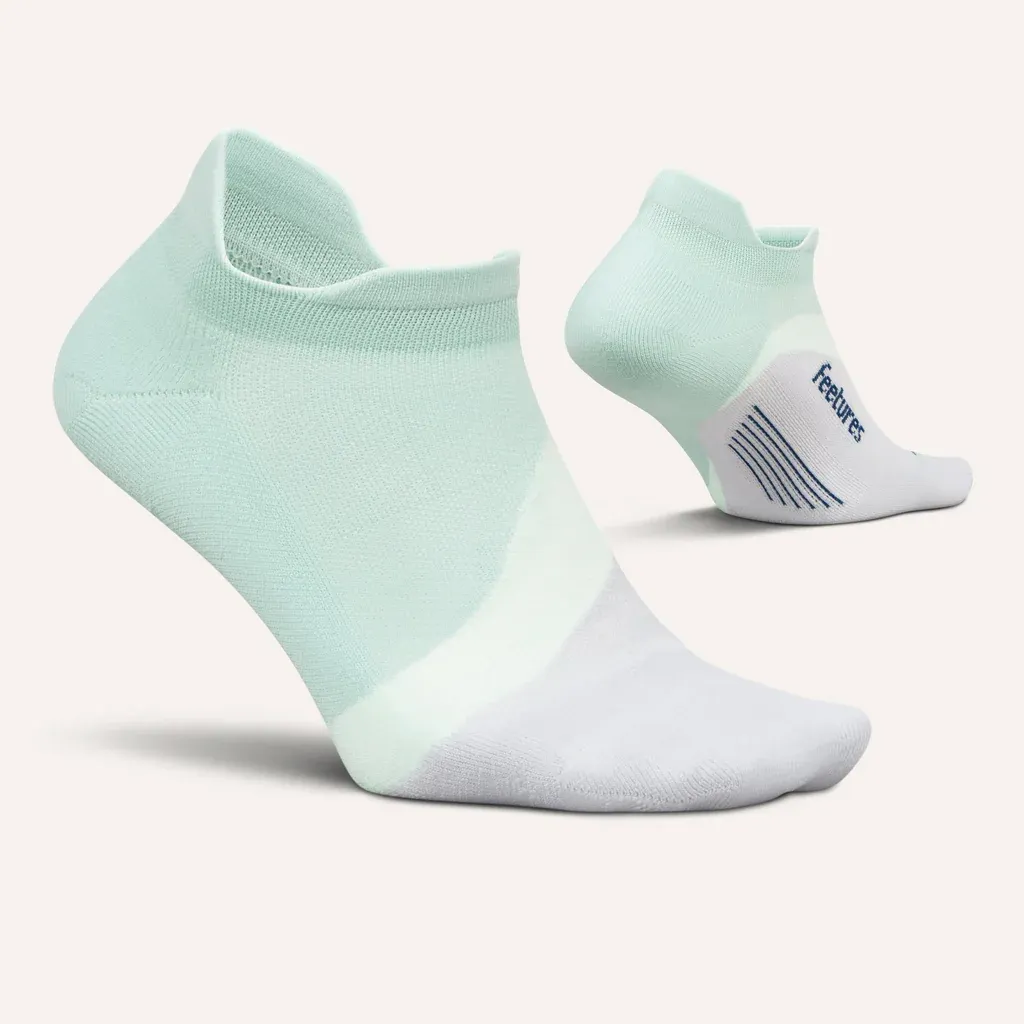Elite Light Cushion No-Show Socks in Supine Sage - 2