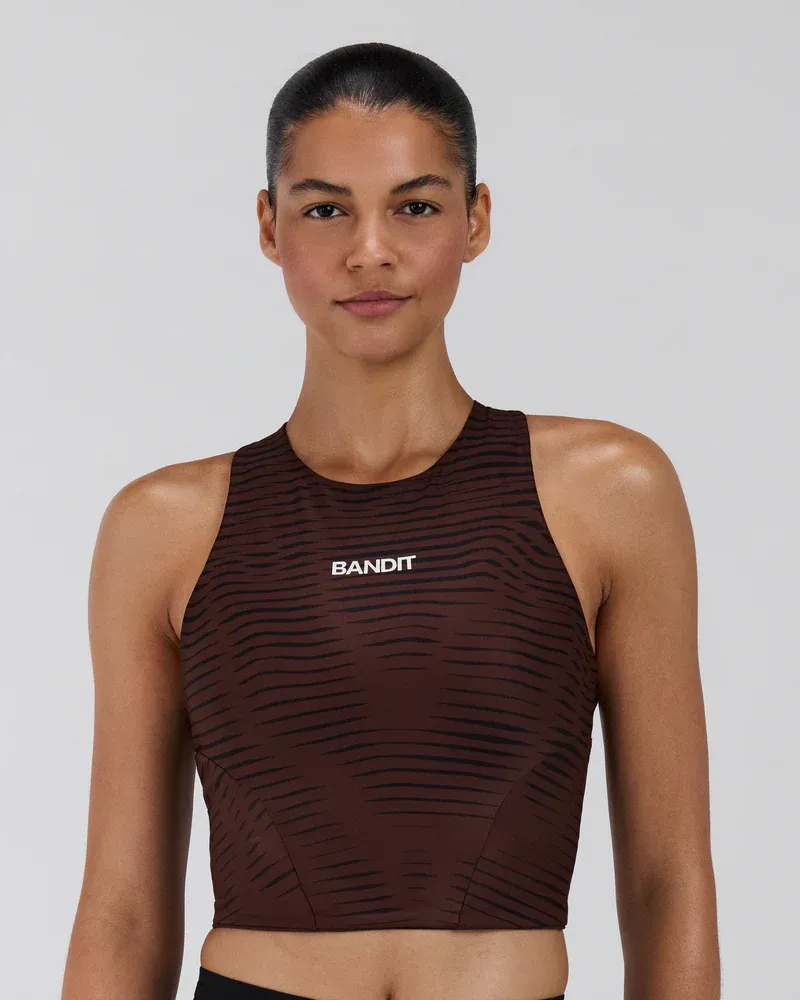 Women s Stamina Race Crop - Organic Stripe Cacao (2)