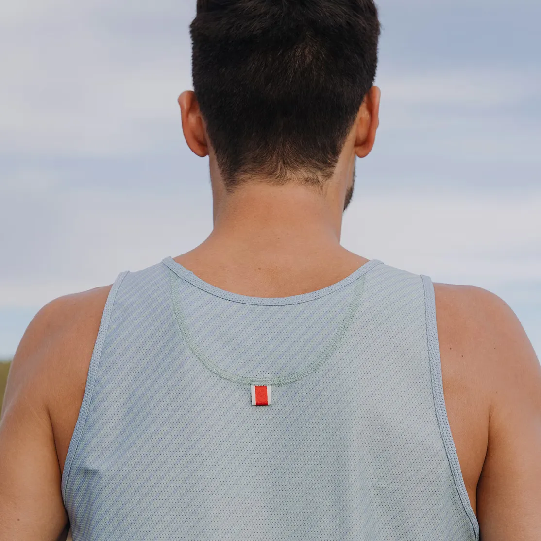 Men s Van Cortlandt Singlet - Dusty Blue / Jadeite (MCR) (2)