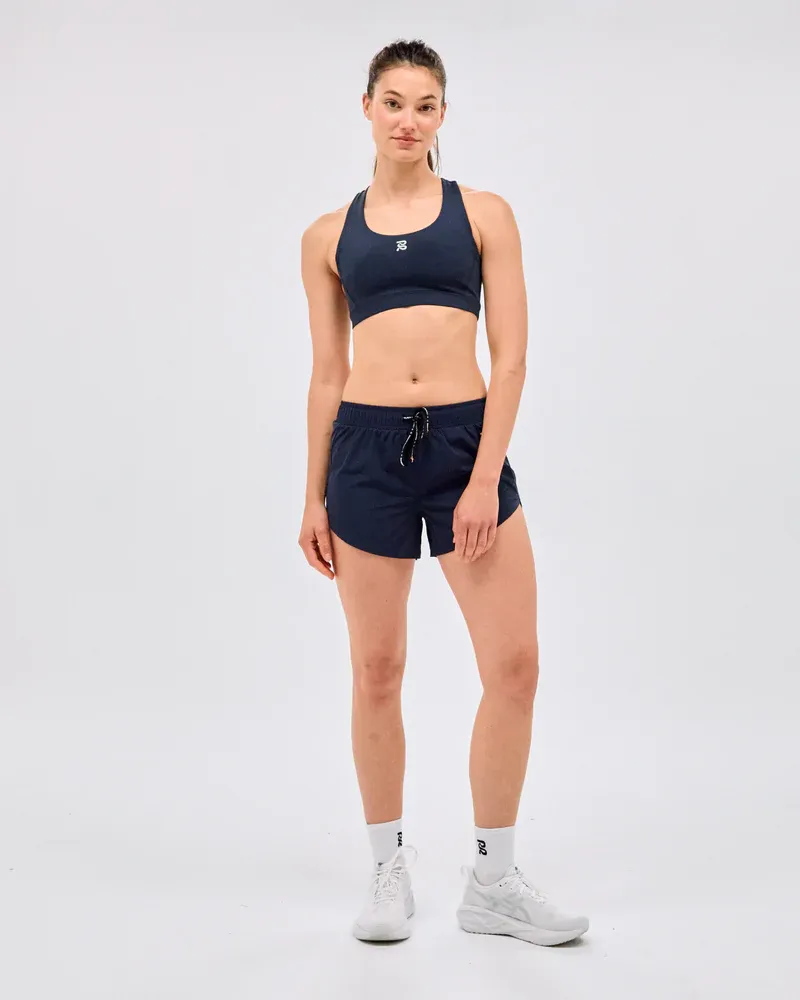 Stamina Scoop Neck Run Bra in NY Navy - 2