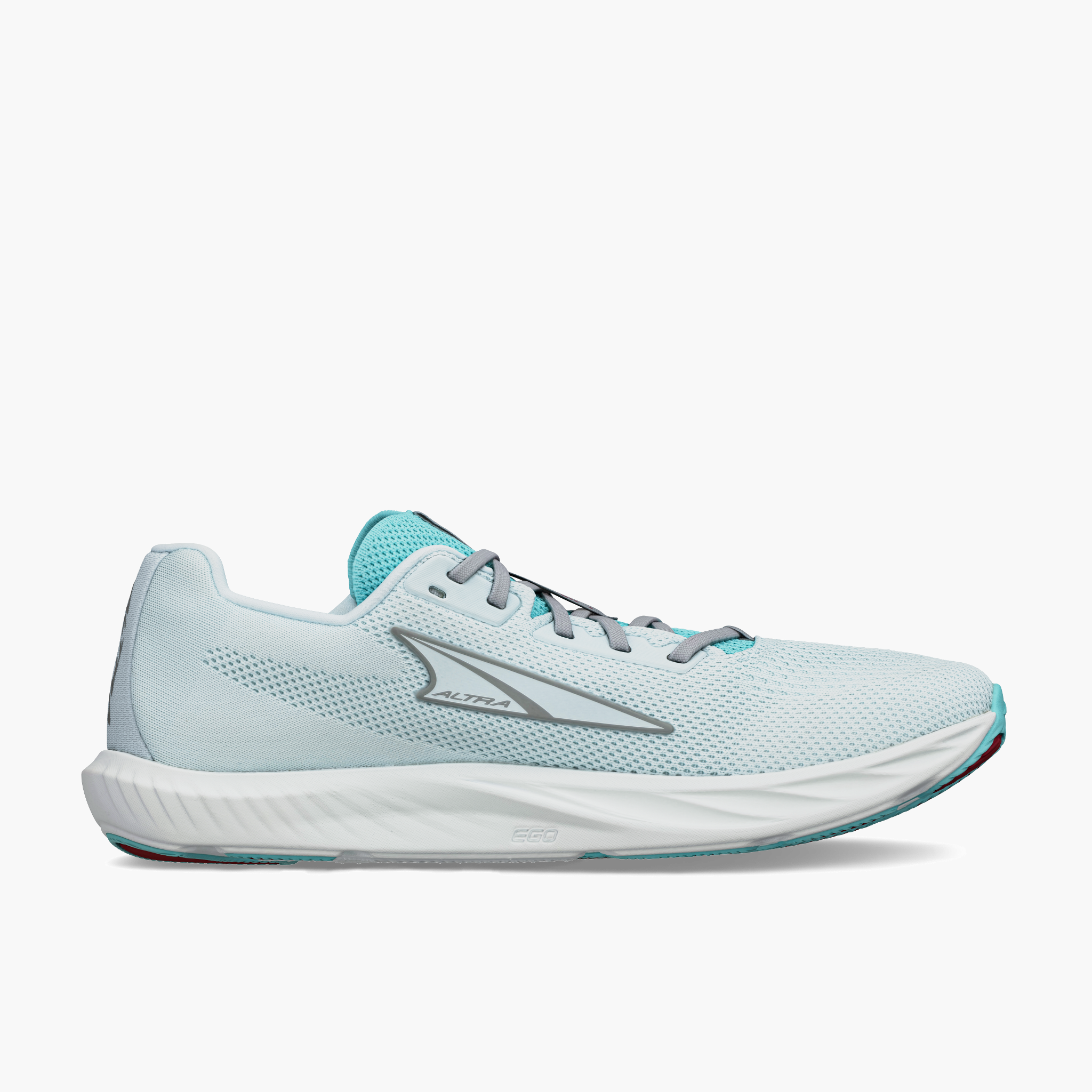 Medial angle shot of Women's Escalante 4 in Gray / Teal