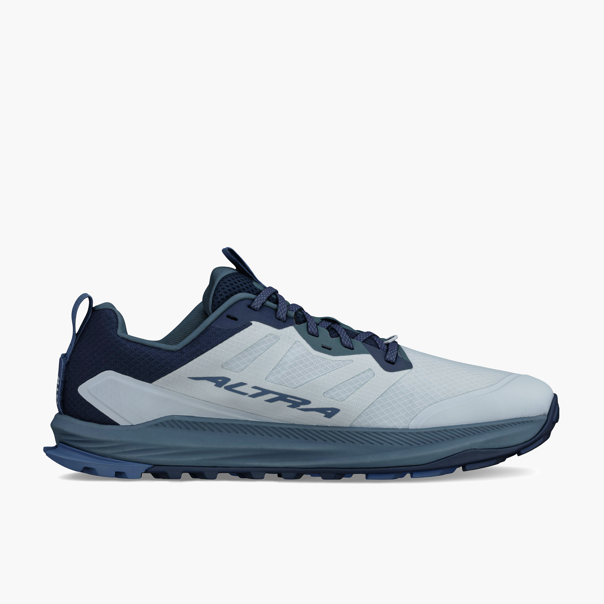 Medial angle shot of Men's Lone Peak 9 in Light Gray