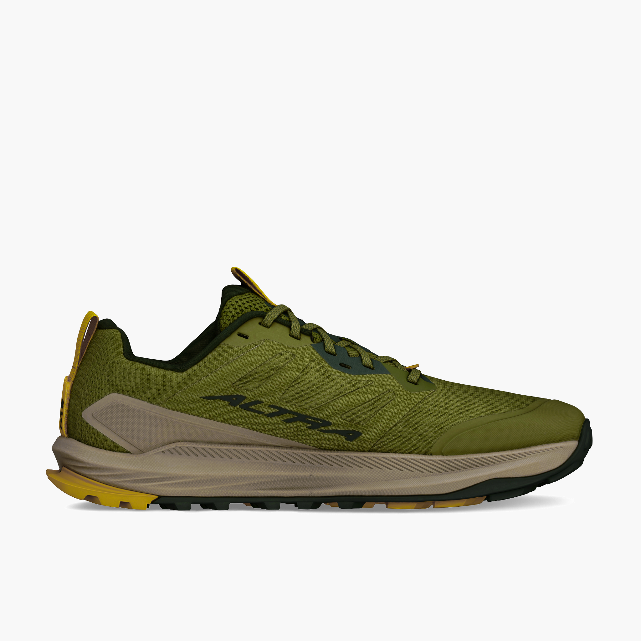 Medial angle shot of Men's Lone Peak 9 in Green