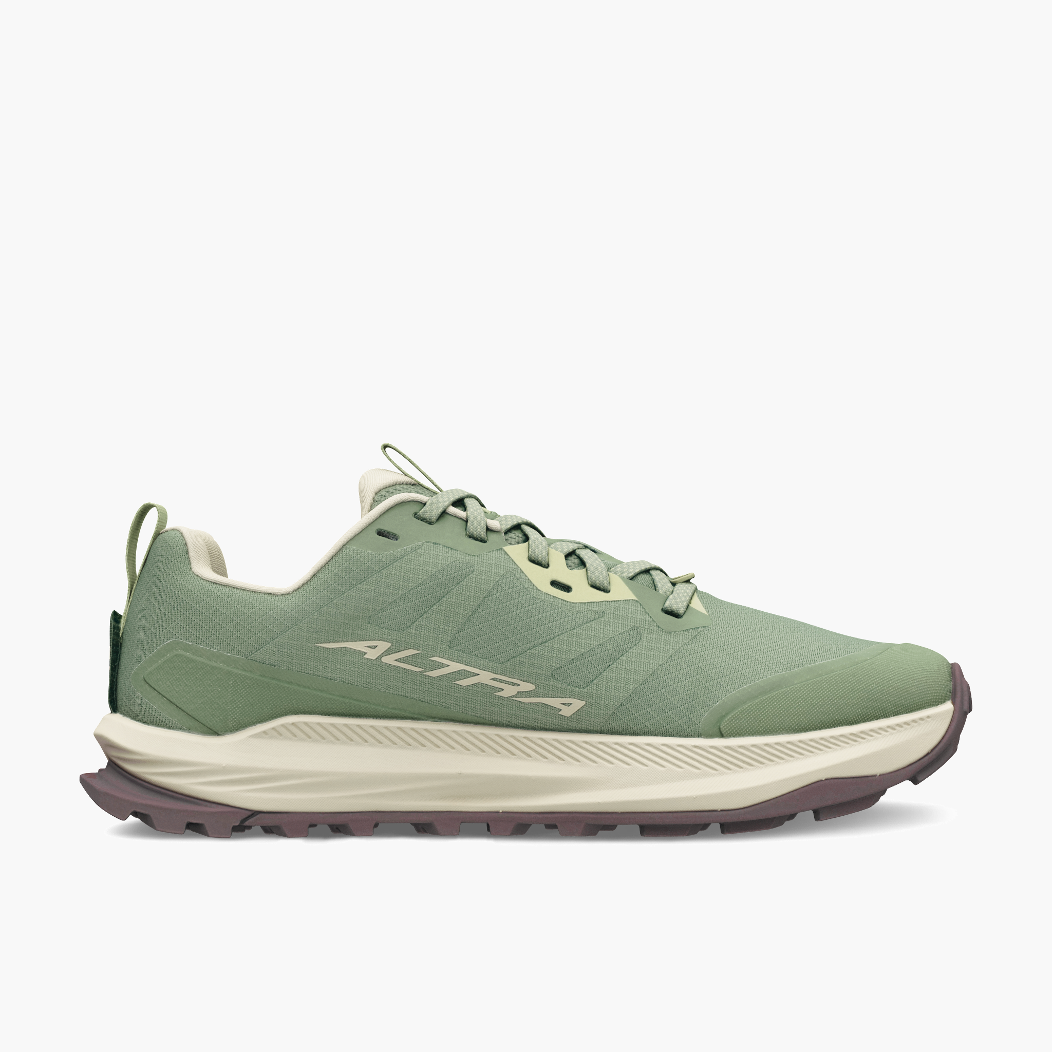 Medial angle shot of Women's Lone Peak 9 in Green