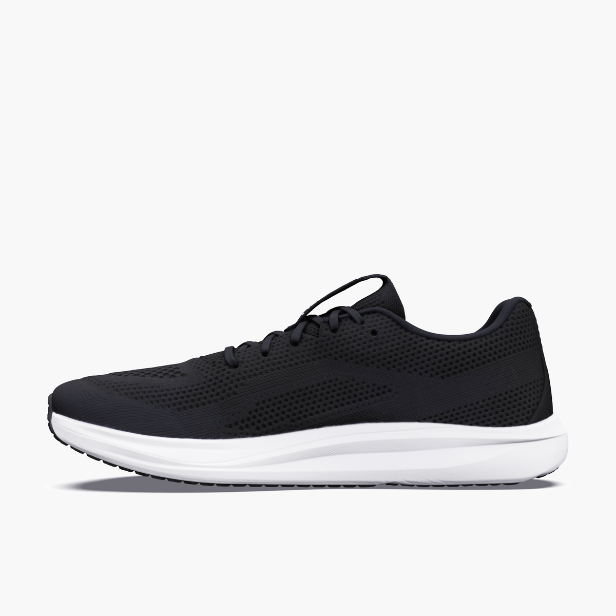 Medial angle shot of Men's Escalante 5 in Black / White / Black