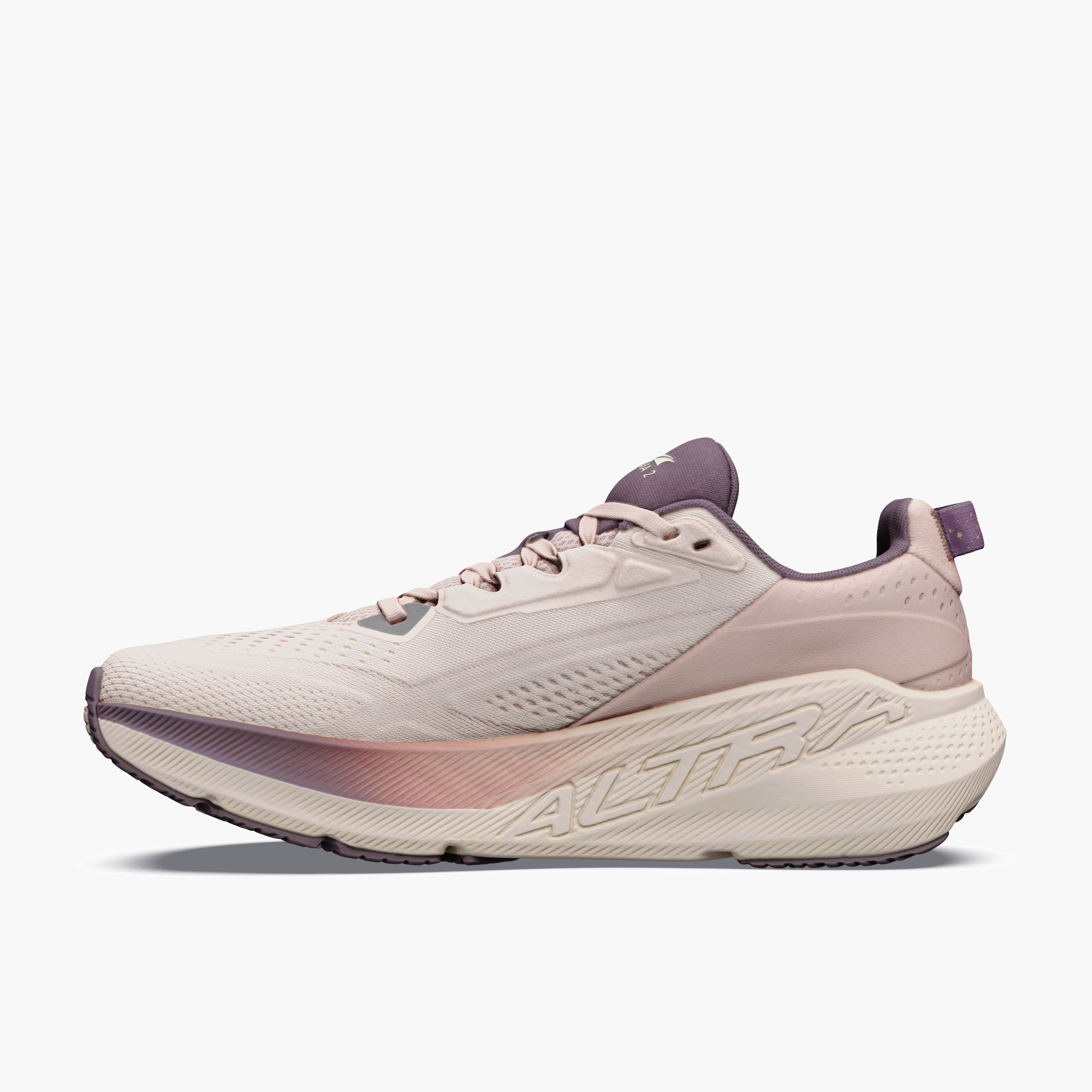 Medial angle shot of Women's FWD Via 2 in Whisper Pink / Rose Gold
