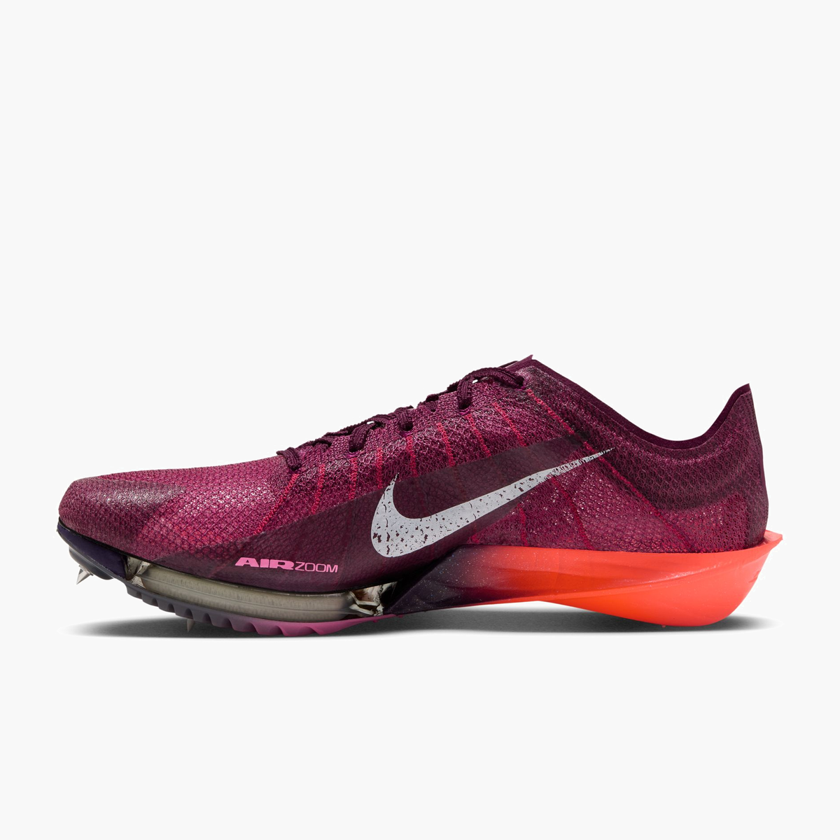 Medial angle shot of All Gender Victory 2 in Bordeaux / White-bright Crimson