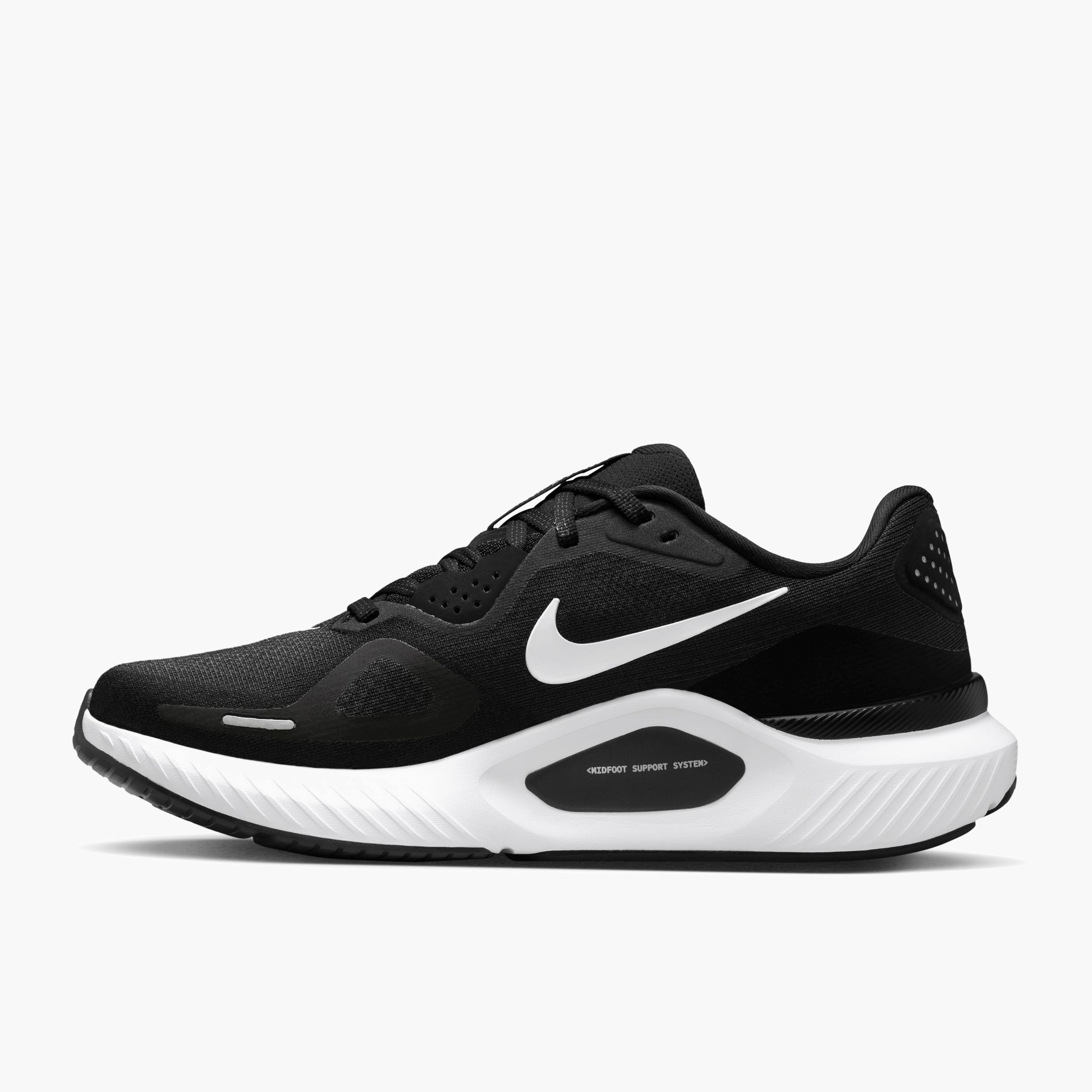 Medial angle shot of Women's Structure 26 in Black / White-Cool Grey-Metallic Silver