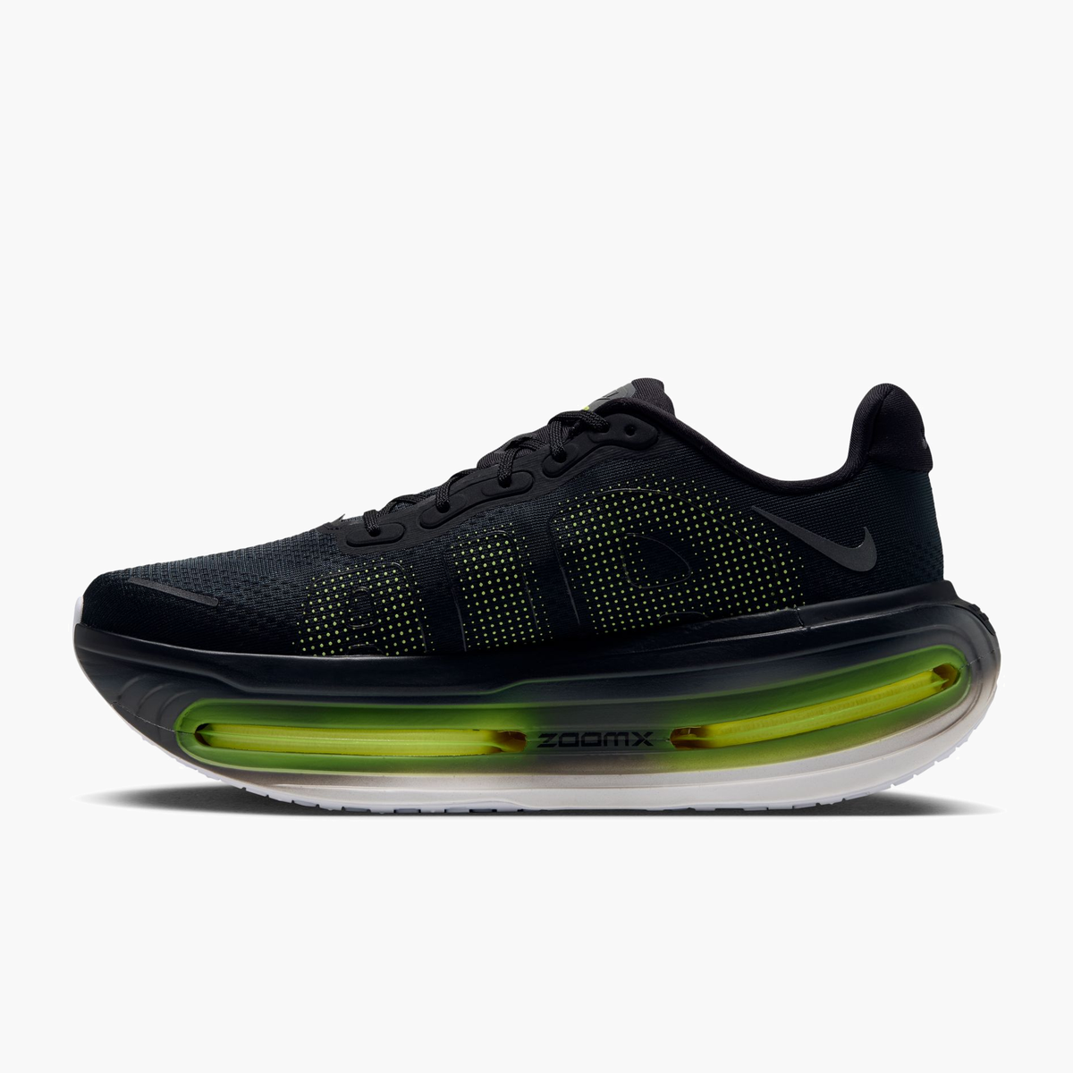 Medial angle shot of Men's Vomero Premium in Black / Mtlc Dark Grey-Anthracite