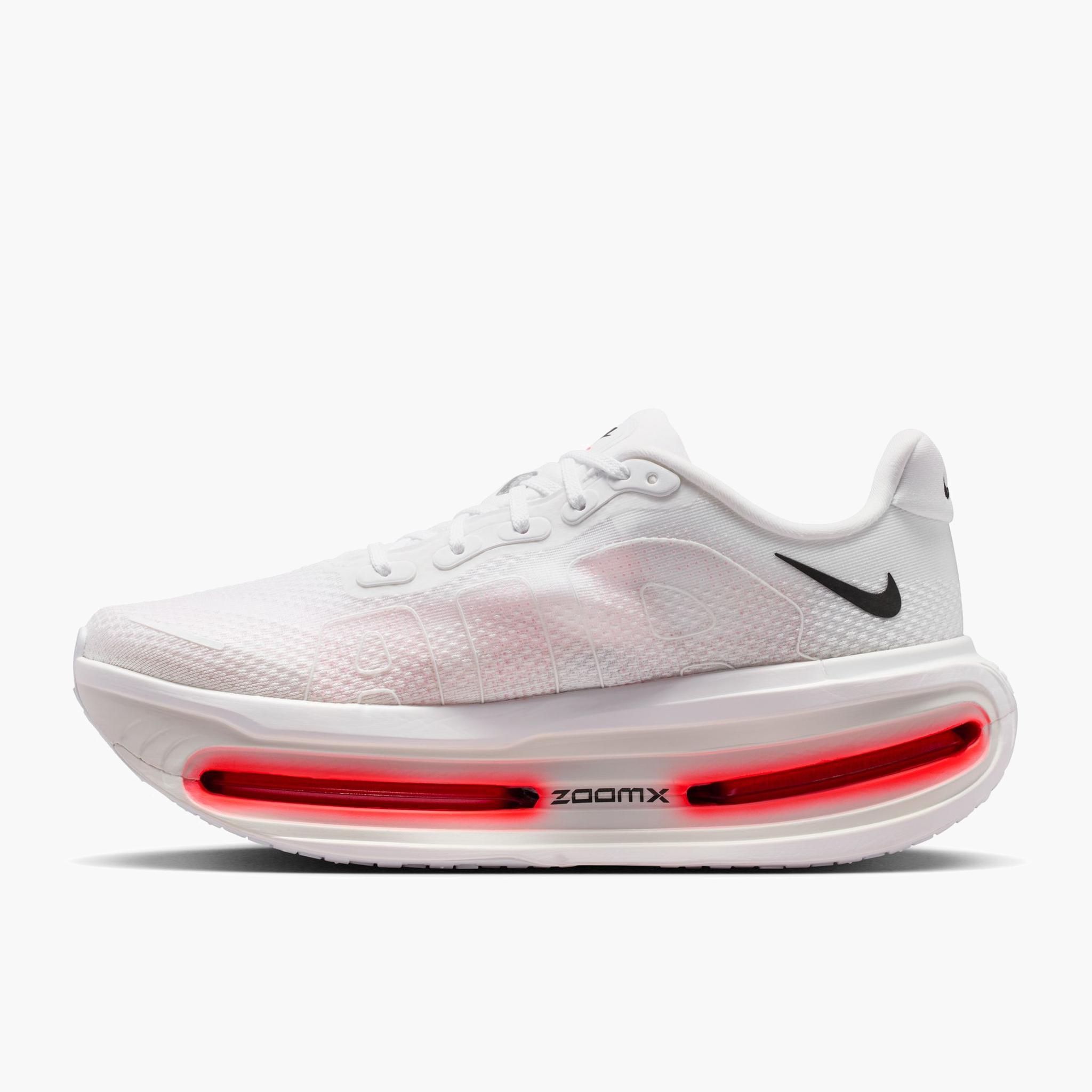 Medial angle shot of Men's Vomero Premium in White / Black-Bright Crimson-Photon Dust