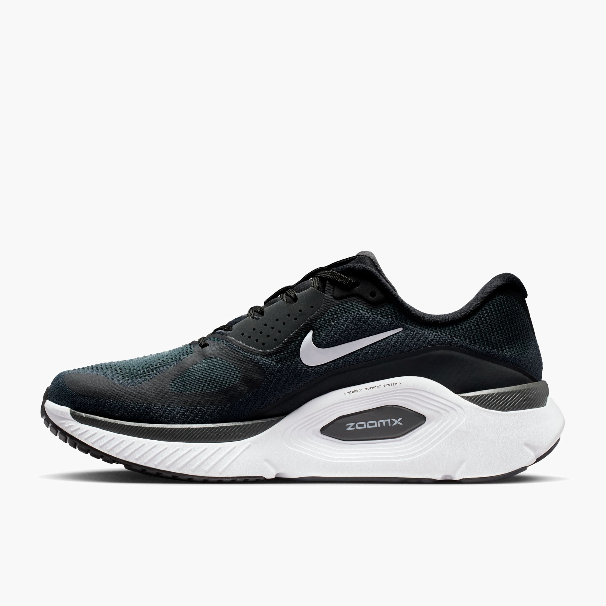 Medial angle shot of Men's Structure Plus in Black / White-Anthracite