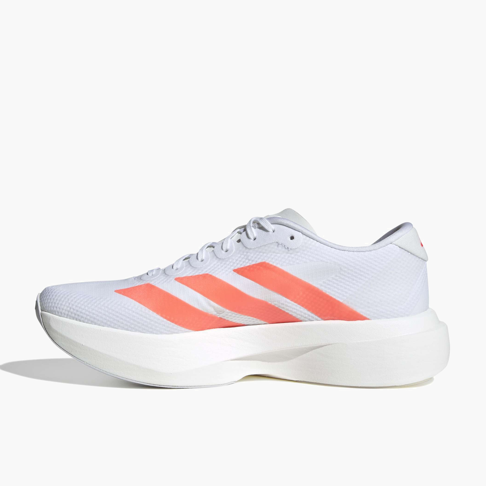 Medial angle shot of Men's Evo SL Woven in Ftwwht / Luor / Lucred