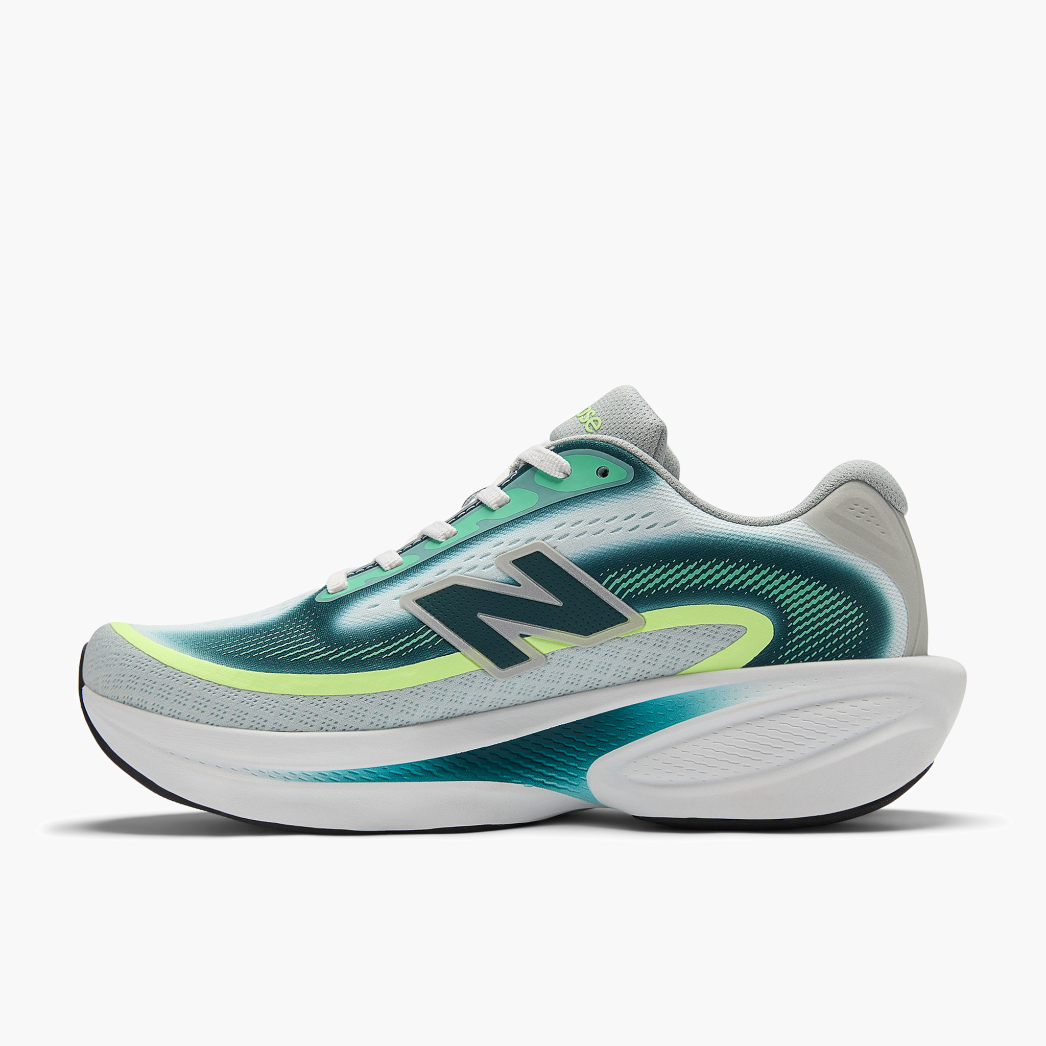 Medial angle shot of Men's Ellipse v1 in Deepend / Glintblue / Medusagreen