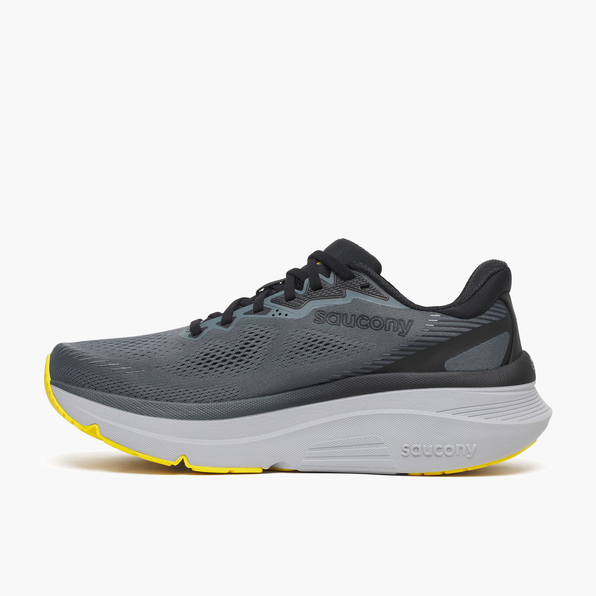 Medial angle shot of Men's Guide 19 in Anchor / Black