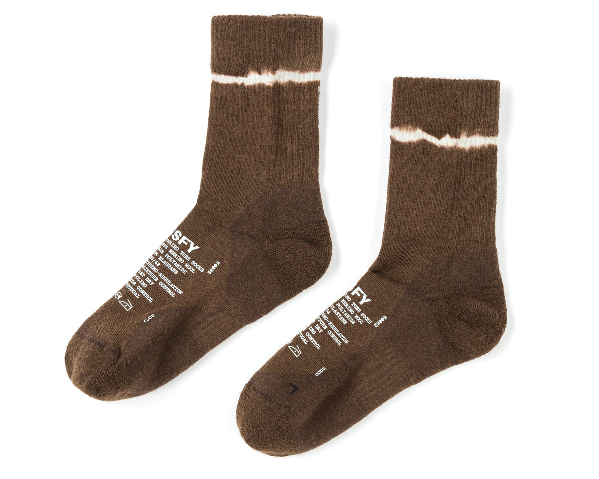Merino Nylon Tube Socks — Product construction and performance detail