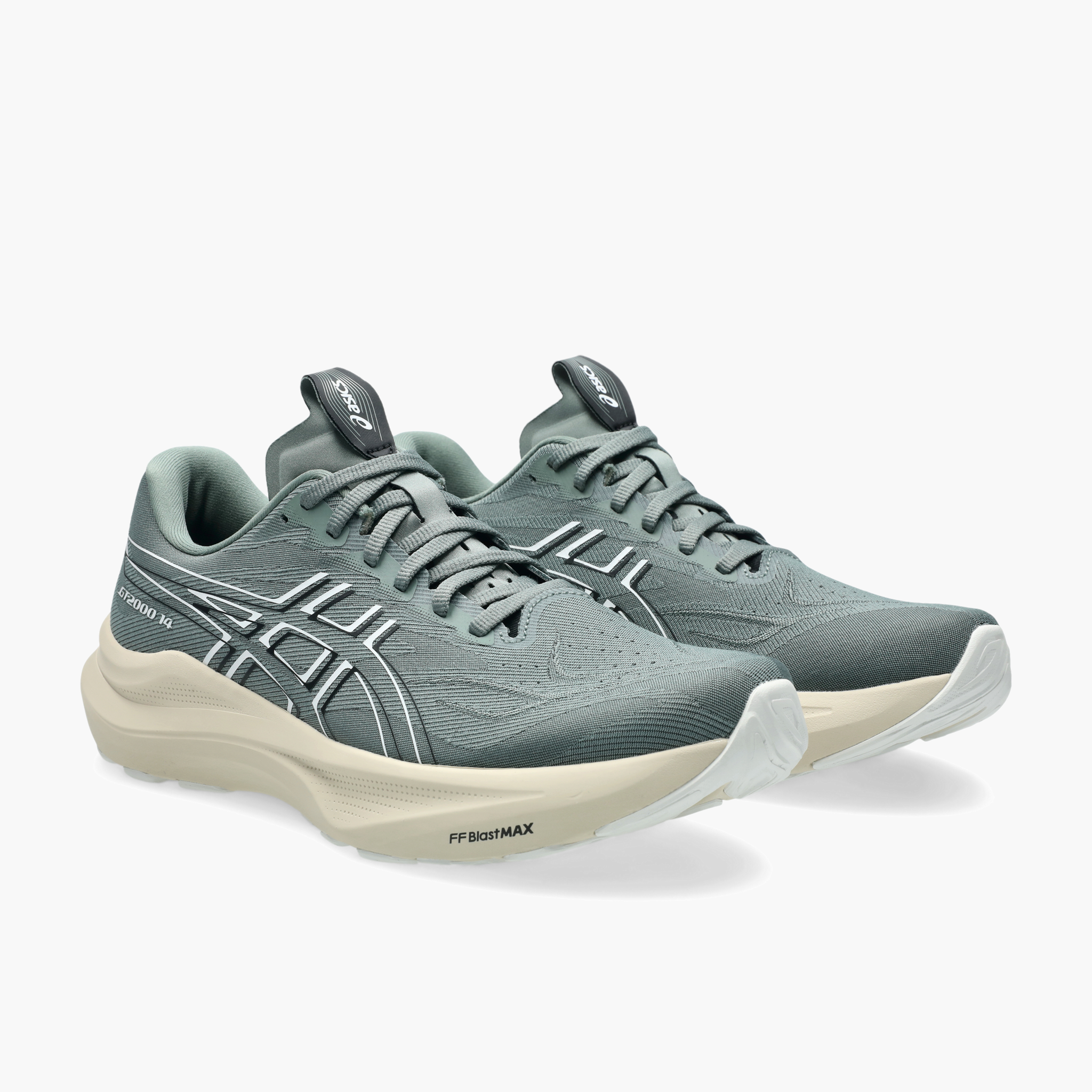 3/4 angle shot of Men's GT-2000 14 in Monument / White